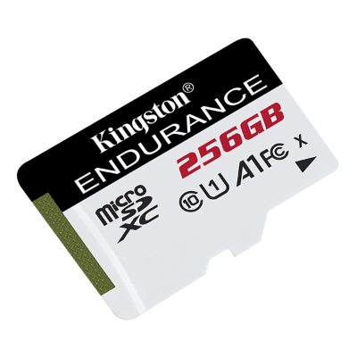 Kingston Endurance 95R, 256 GB, microSDXC, Flash memory class Class 10, UHS-I