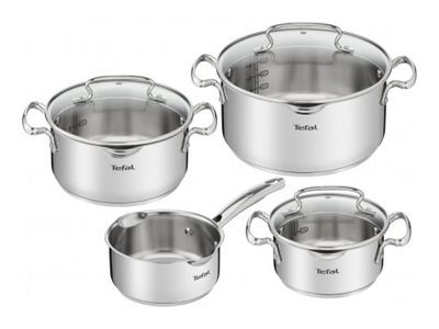 Duetto+ Stewpots set, 7 pcs, G719S734, Stainless steel, Dishwasher proof, Lid included