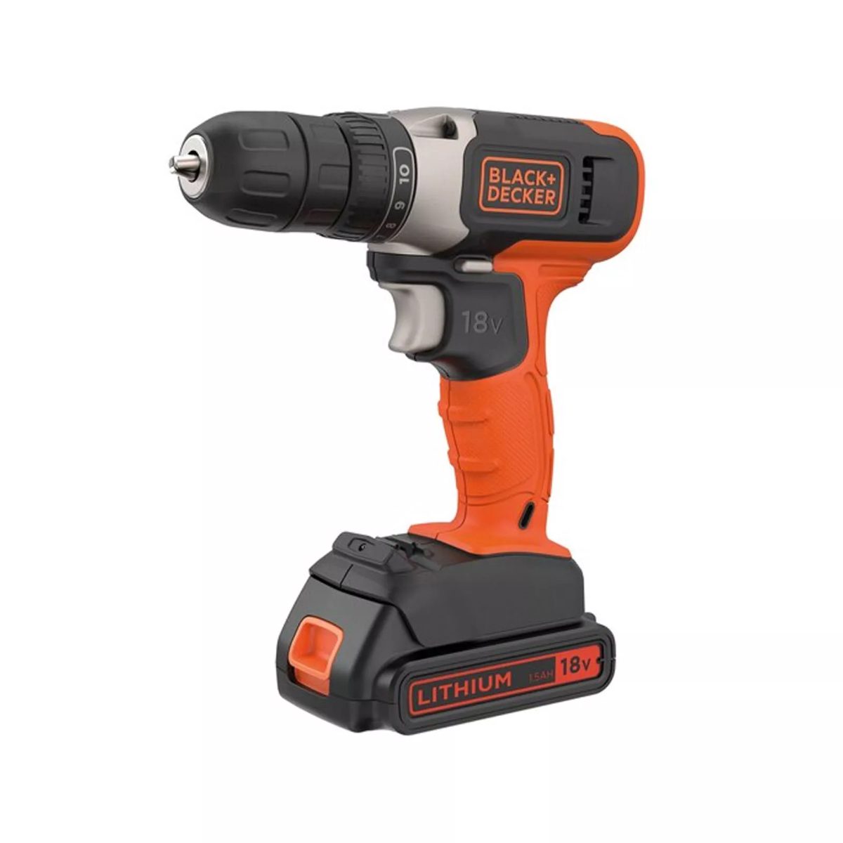 Cordless Drill Driver, BCD001C2-QW, 18 V, 2x1.5 Ah, Lithium