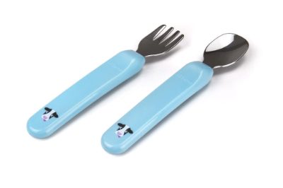 Kidsme karotīte un dakšiņa, Aquamarine, no 6 mēn.