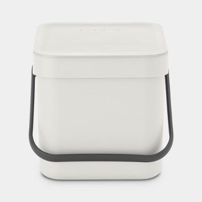 BRABANTIA aktritumu tvertne Sort & Go, 6L, Light Grey