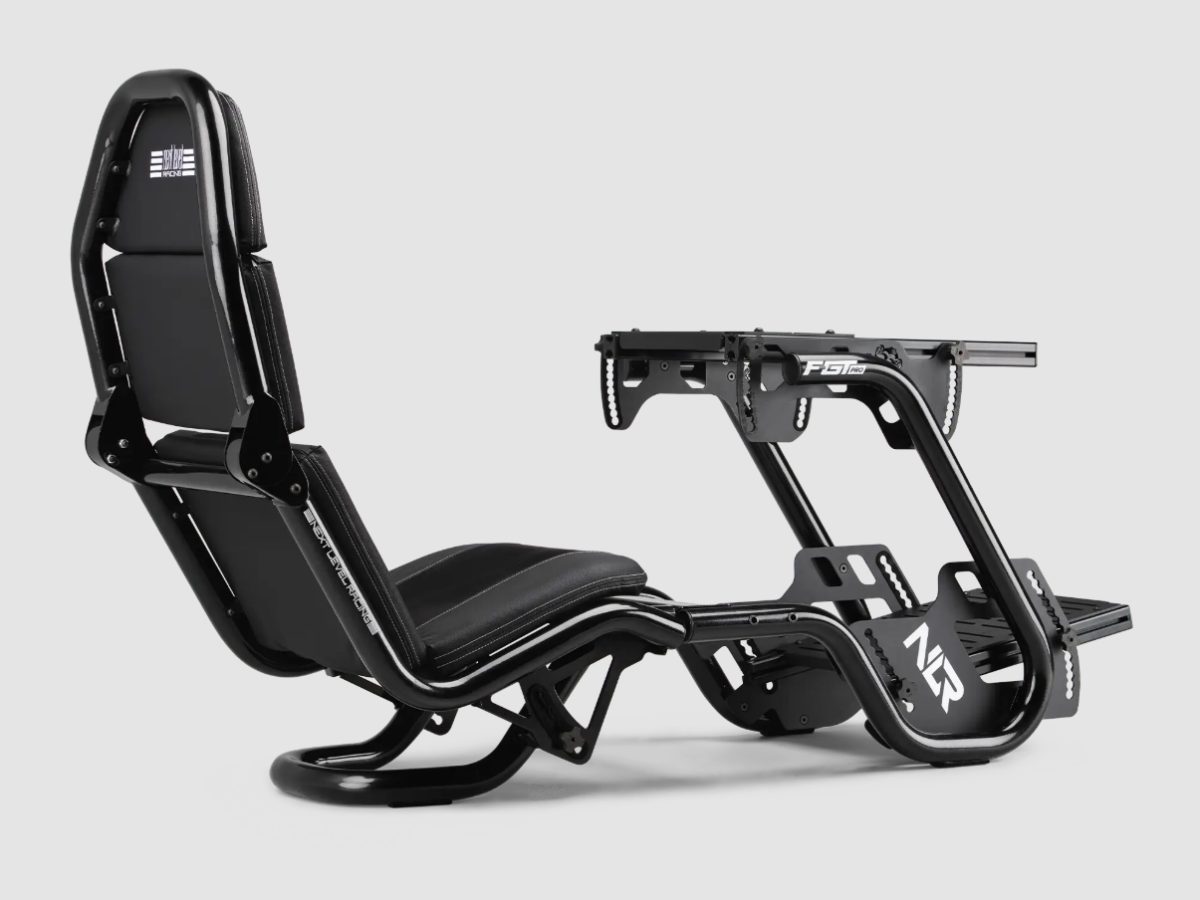 F-GT Pro Formula and GT Grey Edition, Racing Simulator Cockpit, Steel, Grey