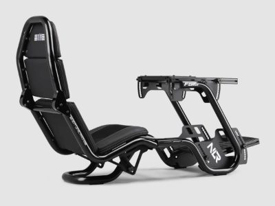 F-GT Pro Formula and GT Grey Edition, Racing Simulator Cockpit, Steel, Grey