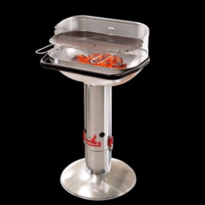 Barbecook Charcoal Barbecue Loewy 55 SST, 59.8 x 35.4 x 101 cm, BC-CHA-1004