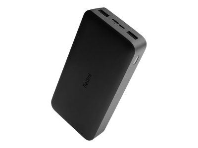 Redmi Fast Charge Power Bank, 20000 mAh, Black