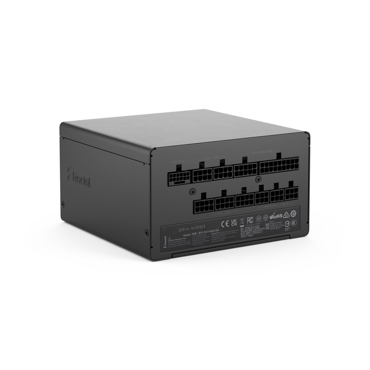 Fractal Design Power Supply, Black, Ion 3 Gold, 1000 W