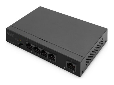 4 Port Gigabit PoE Switch, DN-95330-1, Unmanaged, Desktop