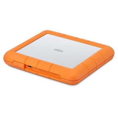External HDD, LACIE, Rugged Mini, 8TB, USB-C, Colour Orange, STHT8000800