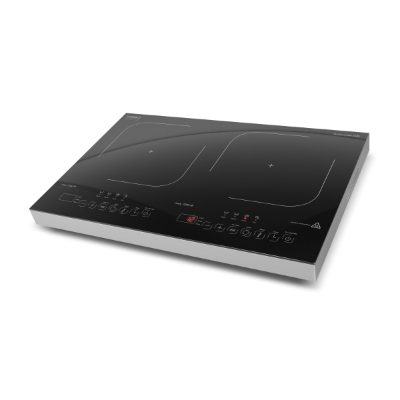 Hob, ProGourmet 3500, Table top, Number of burners/cooking zones 2, Sensor touch display, Timer, Black, Display