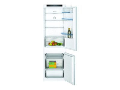 Refrigerator, KIV86VSE0, Energy efficiency class E, Built-in, Combi, Height 177.2 cm, Fridge net capacity 183 L, Freezer net capacity 84 L, Display, 35 dB, White