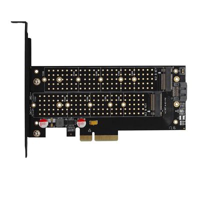 AXAGON PCIe NVMe with SATA M.2 adapter, PCEM2-DC