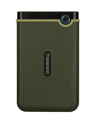 External HDD, TRANSCEND, StoreJet, 2TB, USB 3.0, Colour Green, TS2TSJ25M3G