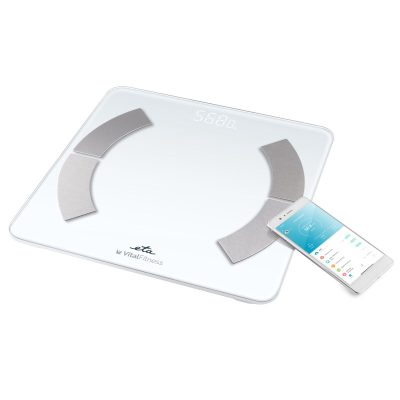 ETA Personal Scale, ETA277990000 Vital Fitness, Maximum weight (capacity) 180 kg, Accuracy 100 g, Body Mass Index (BMI) measuring, White