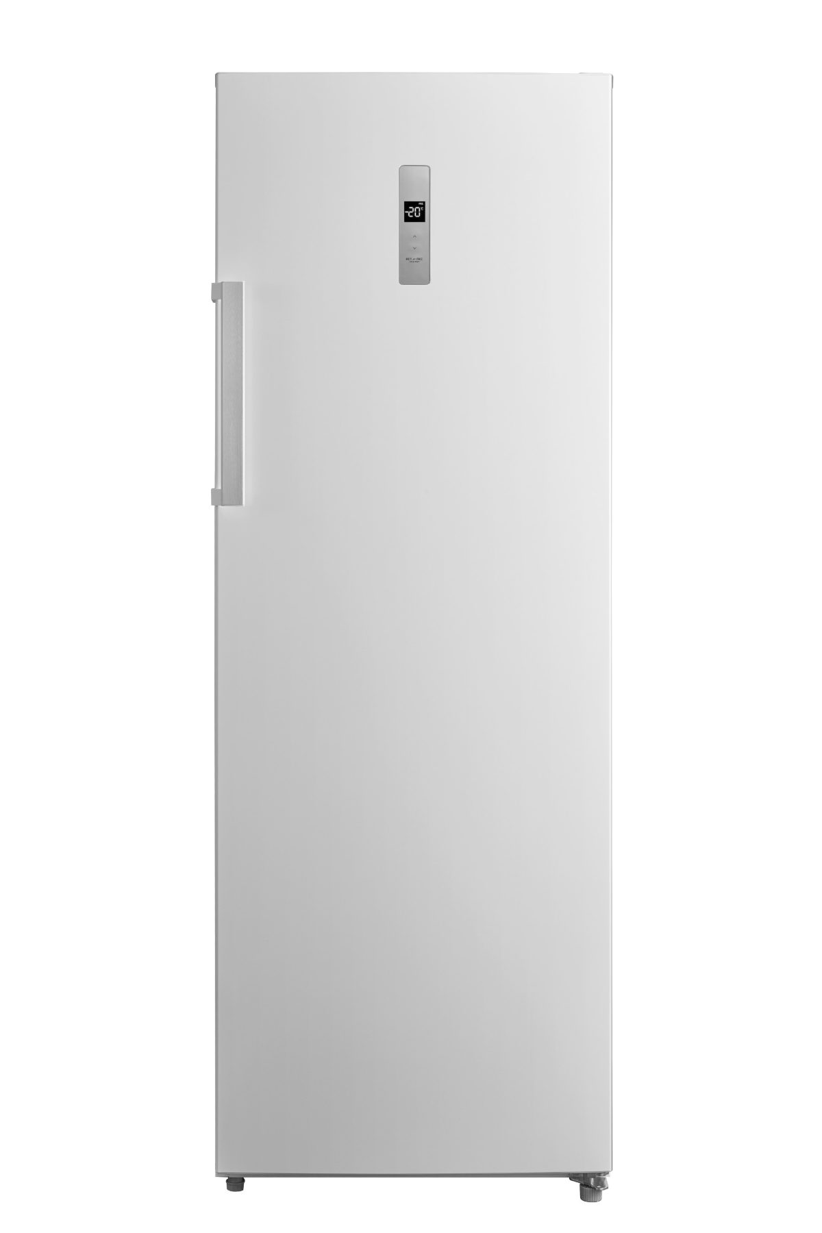 Midea Freezer, MDRU333FZE01E, Energy efficiency class E, Upright, Free standing, Height 172.2 cm, Total net capacity 238 L, No Frost system, Display, White