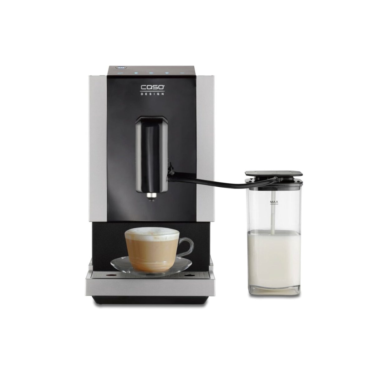 Coffee Machine, Café Crema Touch, Pump pressure 19 bar, Built-in milk frother, Automatic, 1470 W, Black/Stainless steel