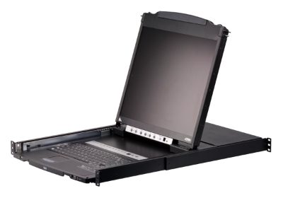 8-Port PS/2-USB VGA Dual Rail 19" LCD KVM Switch with Daisy-Chain Port and USB Peripheral Support, CL5808N