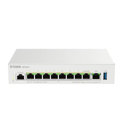 Wireless router, DBR-600-P/E, 10/100/1000 Mbit/s, Ethernet LAN (RJ-45) ports 8, Mesh Support Yes, MU-MiMO No, No mobile broadband