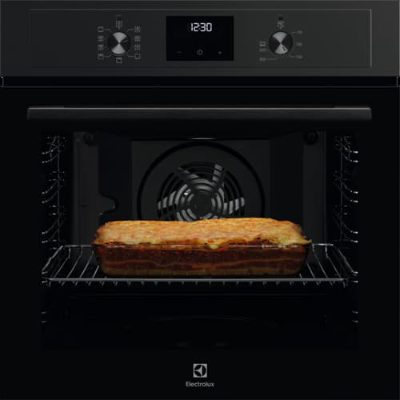 Electrolux cepeškrāsns, iebūv., 72L, melna