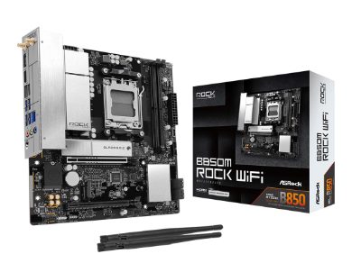 MB AMD B850 SAM5 MATX/B850M ROCK WIFI ASROCK