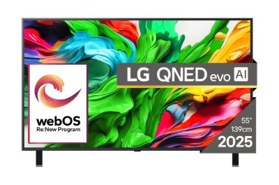 LG 55QNED85A3C, 55, Smart TV, webOS 25, UHD, Bllack