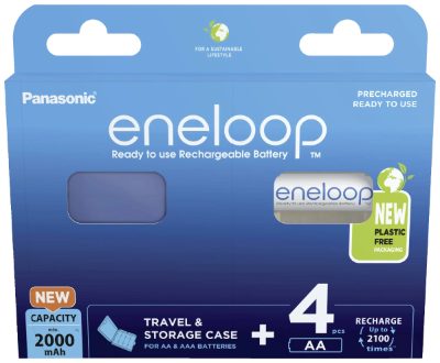 Rechargeable Batteries, ENELOOP BK-3MCDEC4BE, AA, 2000 mAh, 4 pc(s)