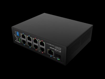 Switch PoE 4xBT 4xAT SFP/ETH Din Unmanagment Fast Ethernet, ILFE-8P-1GE-1S-120, Unmanaged, Din rail, Rack
