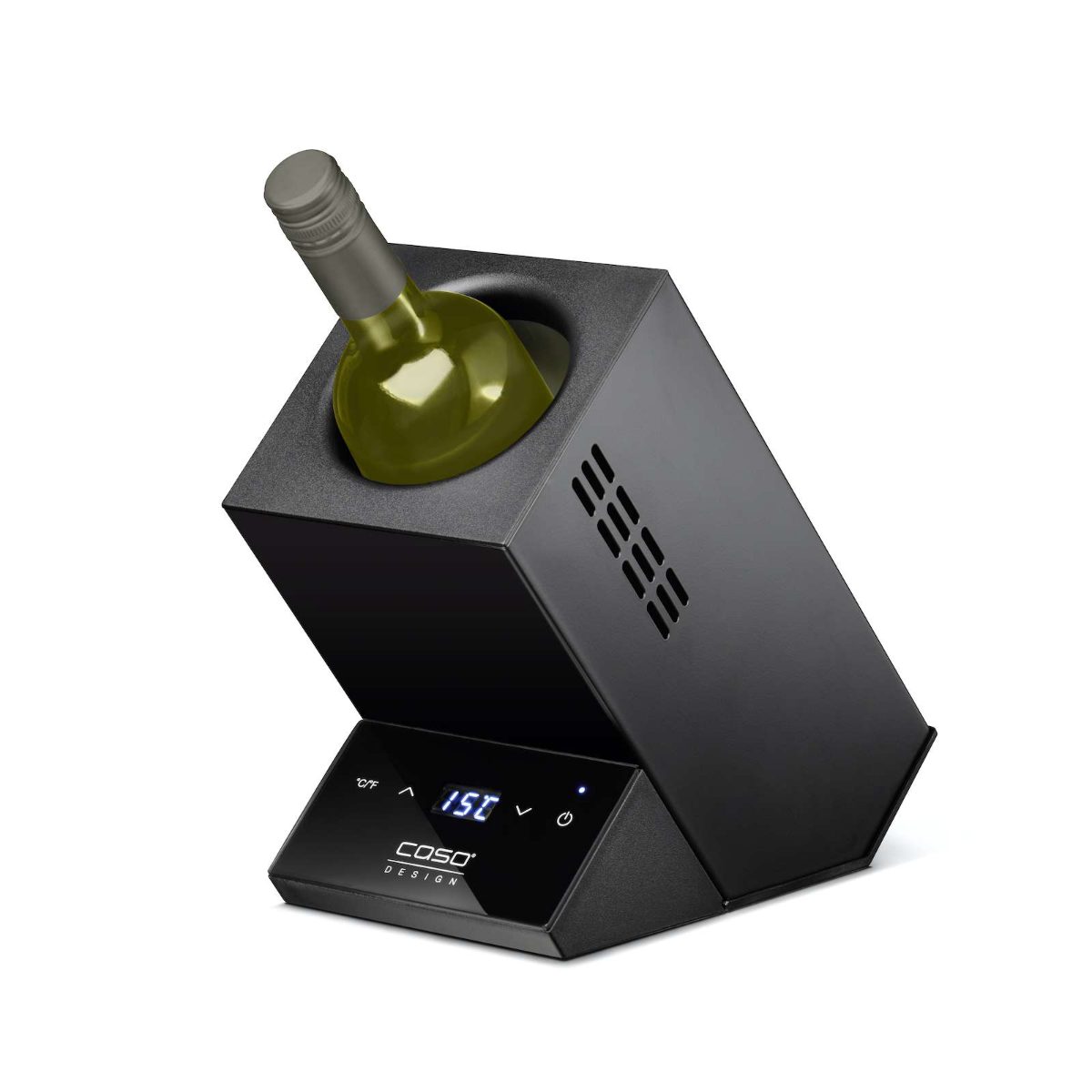 Wine cooler for one bottle, WineCase One, Energy efficiency class Not apply, Free standing, Bottles capacity 1, Black