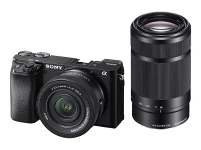 Sony ILCE-6100 Mirrorless Camera + 16-50mm + 55-210mm Lens, Sony