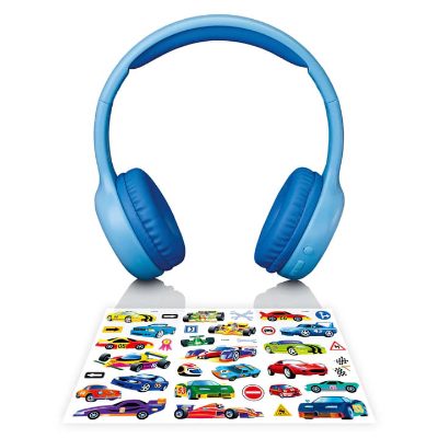 Lenco on-ear austiņas ar Bluetooth bērniem, zilas