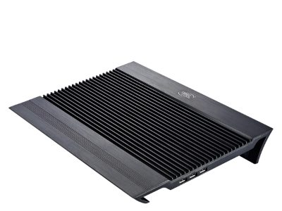 N8 black, Notebook cooler up to 17", 380X278X55mm mm, 1244g g