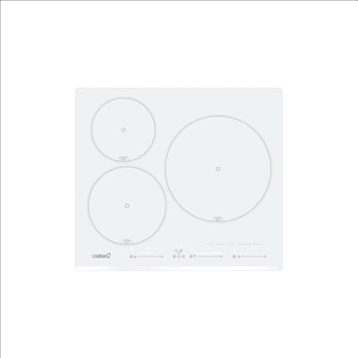CATA Hob, INSB 6003E2 WH, Induction, Number of burners/cooking zones 3, Slider touch, White