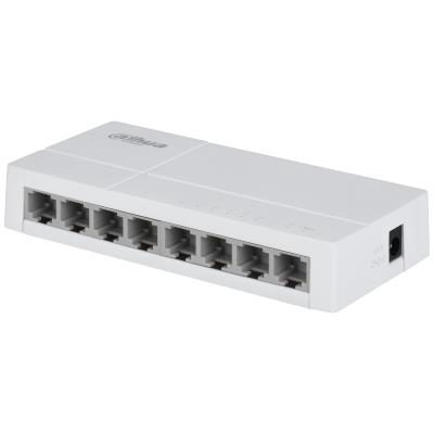 Switch, DAHUA, SG1008L-EUR, Switch layer L2, 8xRJ-45 ports, RJ-45 Ports Type Fast Ethernet (10/100)