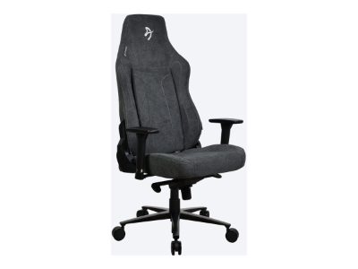 Arozzi Chair, Arozzi, Soft fabric, Dark Grey