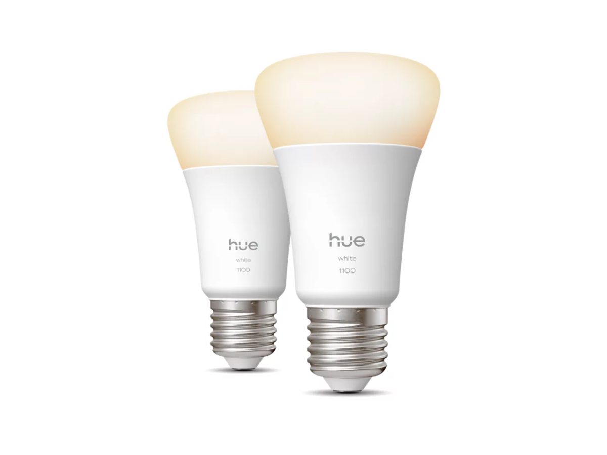 Philips Hue W 1100 A60 2P EU, E27, 9.5 W, Soft white light, Bluetooth and Zigbee