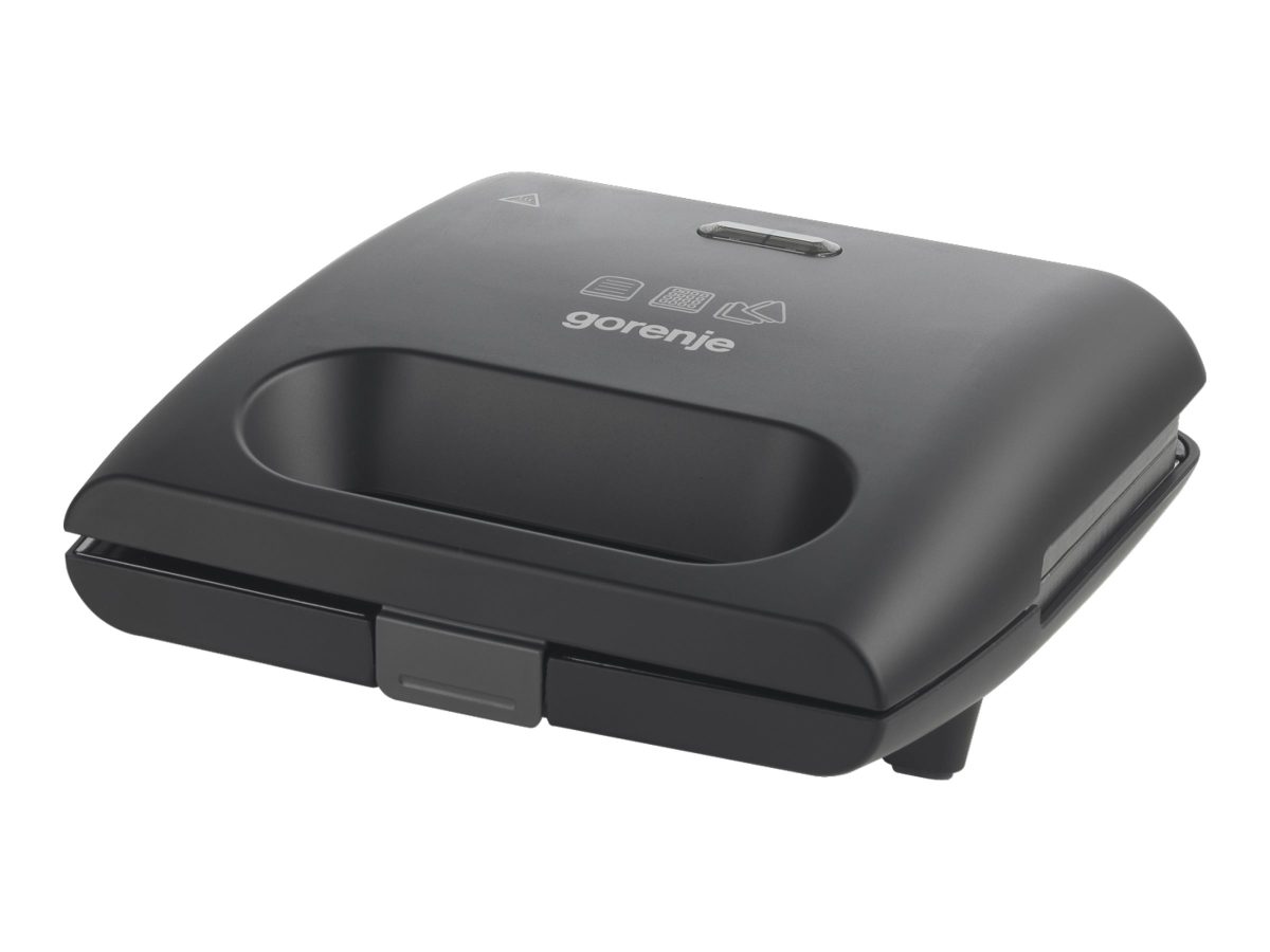 Sandwich maker, SM703GCB, 700 W, Number of plates 3, Number of pastry 2, Black