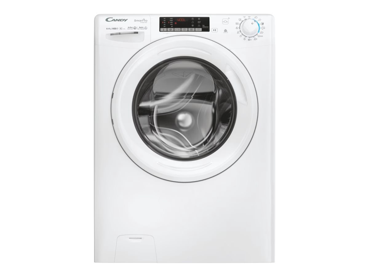 Washing Machine with Dryer, COW 4644TWM6/1-S, Energy efficiency class A/E, Front loading, Washing capacity 6 kg, 1400 RPM, Depth 45 cm, Width 60 cm, Display, 4 Digit, Drying system, Drying capacity 4 kg, Wi-Fi, White