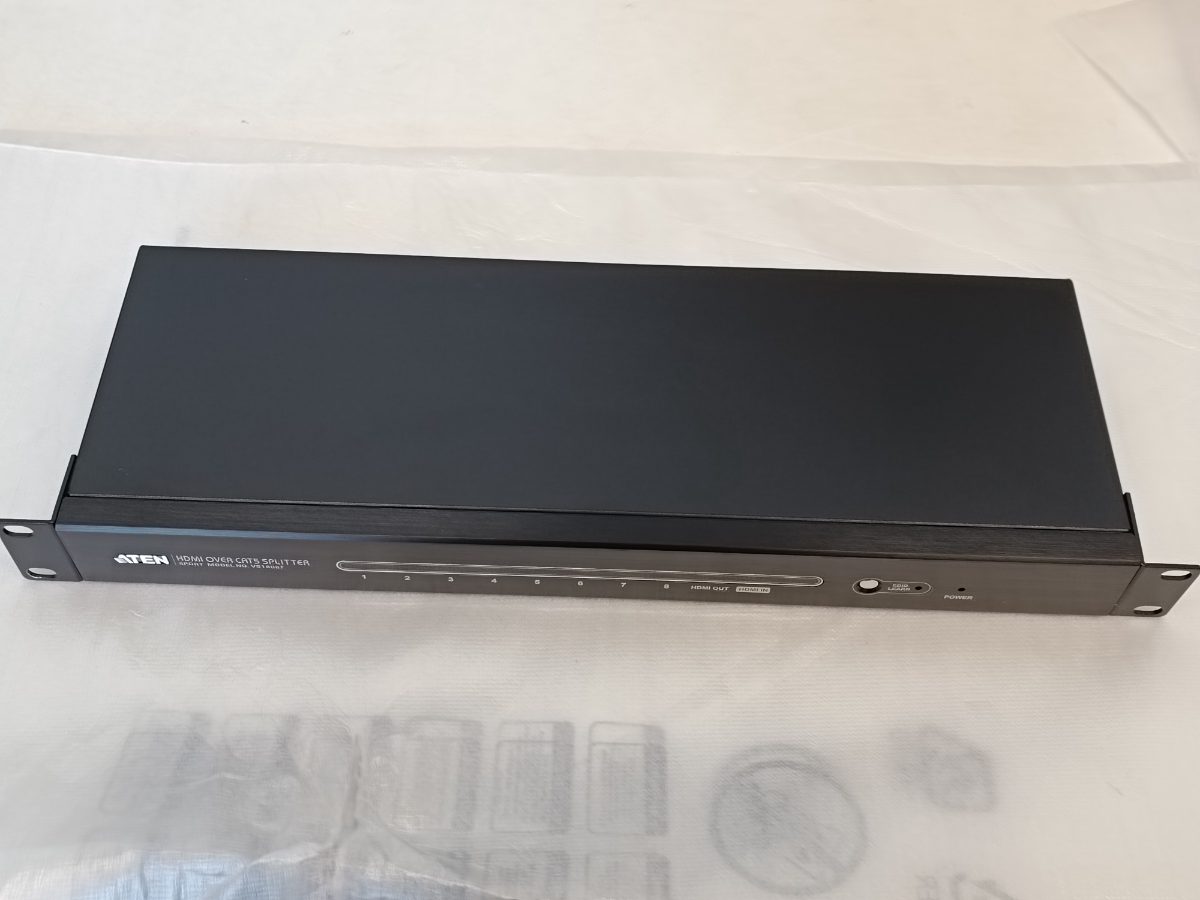 Aten, HDMI, 8-Port HDMI Cat 5 Splitter, Warranty 3 month(s), USED, REFURBISHED, WITOUT ORIGINAL PACKAGING, ONLY POWER ADAPTER INCLUDED