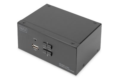 KVM Switch, 2-Port, Dual Display, 4K, DisplayPort, DS-12862