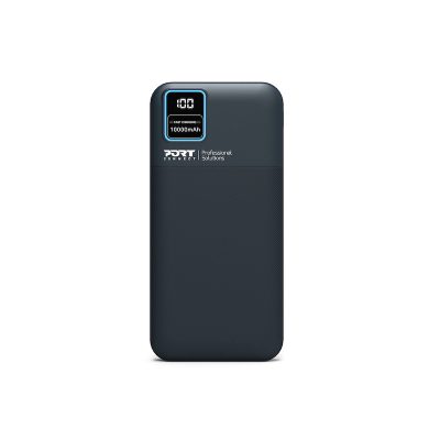 External USB-C battery, 10000 mAh, Blue