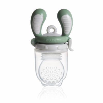 Kidsme Food Feeder bērna ēdināšanas ierīce cietiem produktiem (liels), Grey, no 6 mēn.
