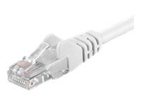 Patch Cable, 68636 CAT 6 U/UTP, PVC AWG 24/7, Cable length: 3 m, White