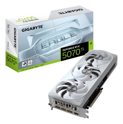 Gigabyte GeForce RTX 5070 Ti EAGLE OC ICE SFF 16G, NVIDIA, 16 GB, GeForce RTX 5070 Ti, GDDR7, HDMI ports quantity 1, PCI-E 5.0