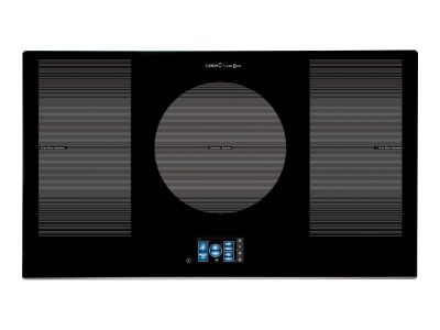 Hob, IDF 9012 PRO BK, Induction, Number of burners/cooking zones 5, Touch, Timer, Black, Display