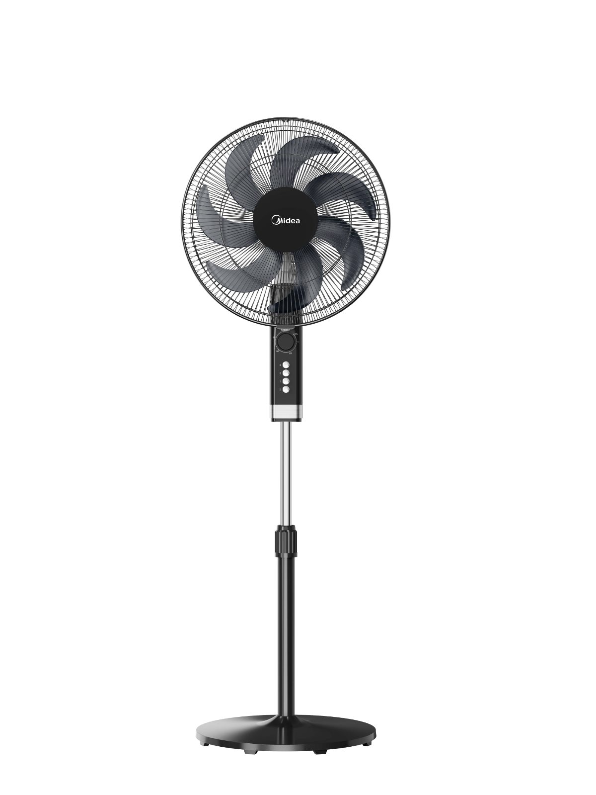 Midea MFS402M0BPK, Stand Fan, 50 W, Diameter 40 cm, Number of speeds 3, Oscillation, Black