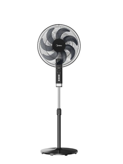 Midea MFS402M0BPK, Stand Fan, 50 W, Diameter 40 cm, Number of speeds 3, Oscillation, Black