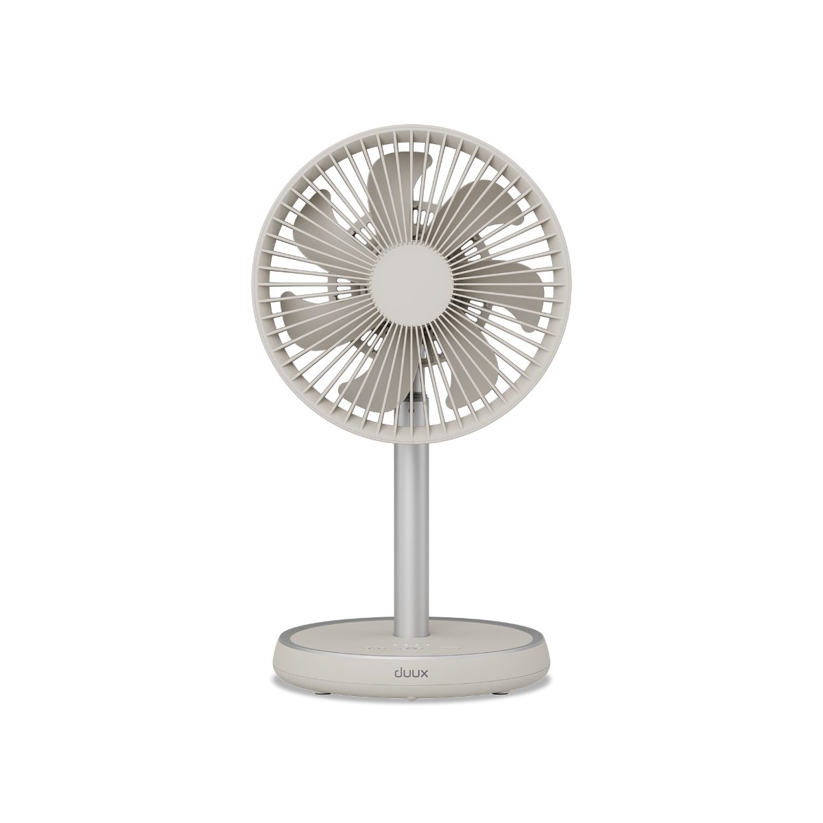Duux Fan, Rize Flex, Stand Fan, 10 W, Diameter 21 cm, Number of speeds 4, Oscillation, Greige
