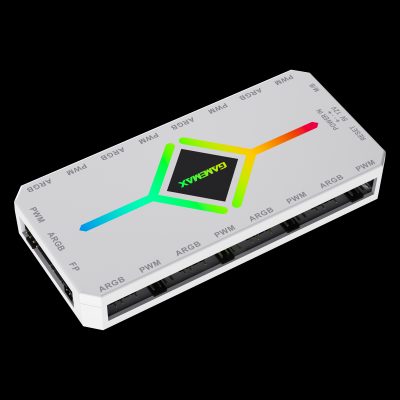 V4.0 ARGB PWM HUB WT, Hub for Gaming Chassis