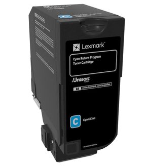 Lexmark Lexmark High Capacity Cyan Return Programme 84C2HC0 Toner Cartridge, Lexmark Cyan
