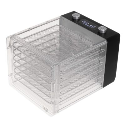 Food Dehydrator, AD 6660, Power 600 W, Number of trays 6, Integrated timer, Black