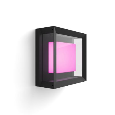 Philips Hue WCA Econic Outdoor Square Wall Lantern, 15 W, 2000-6500 Hue White Colour Ambiance